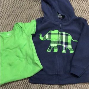 Jacket and onesie set
